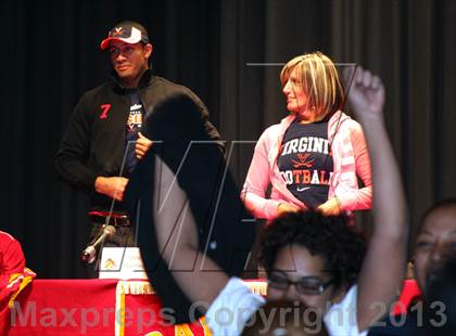 Thumbnail 2 in Quin Blanding (National Signing Day Ceremony)  photogallery.