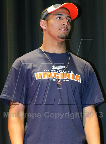 Thumbnail 3 in Quin Blanding (National Signing Day Ceremony)  photogallery.