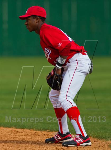 Thumbnail 3 in Pearland @ Fort Bend Dulles (Alvin Yellowjacket Tournament) photogallery.