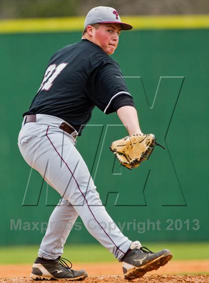 Thumbnail 3 in Pearland @ Fort Bend Dulles (Alvin Yellowjacket Tournament) photogallery.