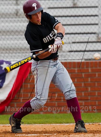 Thumbnail 3 in Pearland @ Fort Bend Dulles (Alvin Yellowjacket Tournament) photogallery.