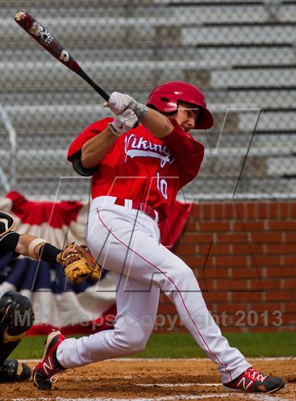 Thumbnail 3 in Pearland @ Fort Bend Dulles (Alvin Yellowjacket Tournament) photogallery.