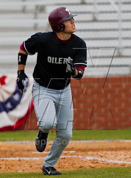 Thumbnail 3 in Pearland @ Fort Bend Dulles (Alvin Yellowjacket Tournament) photogallery.