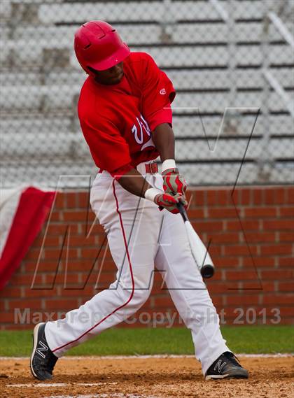 Thumbnail 3 in Pearland @ Fort Bend Dulles (Alvin Yellowjacket Tournament) photogallery.