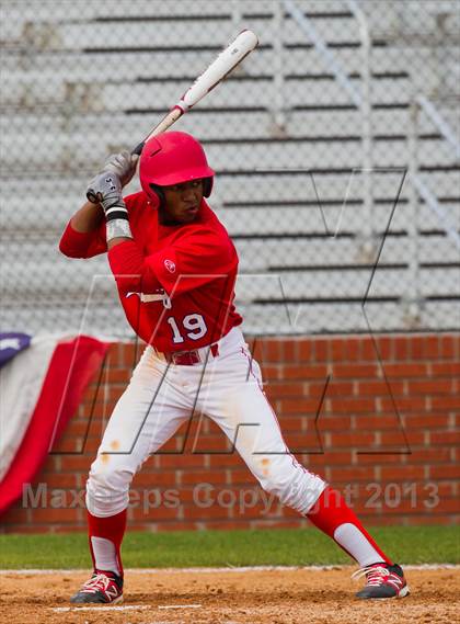 Thumbnail 3 in Pearland @ Fort Bend Dulles (Alvin Yellowjacket Tournament) photogallery.