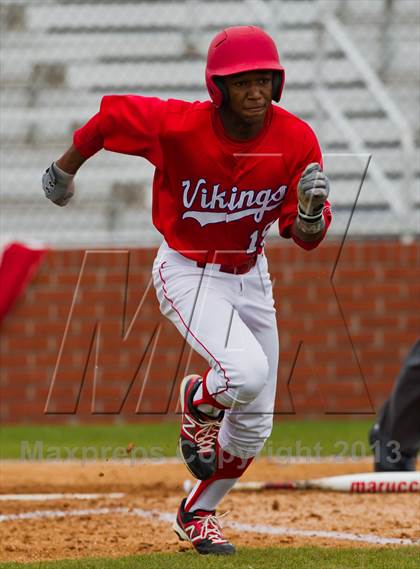 Thumbnail 3 in Pearland @ Fort Bend Dulles (Alvin Yellowjacket Tournament) photogallery.