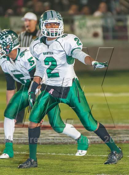 Thumbnail 1 in Manteca vs. Enterprise (CIF NorCal Regional D2 Final) photogallery.