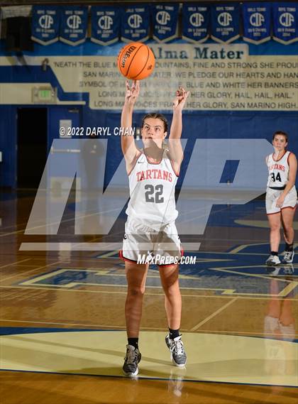 Thumbnail 2 in Glendora vs. Orangewood Academy (San Marino Tournament) photogallery.