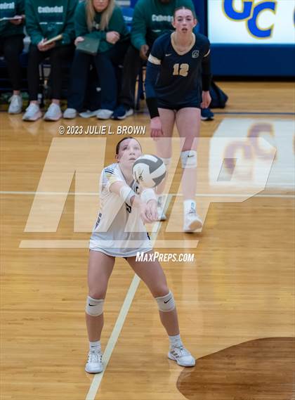 Thumbnail 1 in Yorktown vs. Cathedral (IHSAA 4A Regional Semi-final playoff) photogallery.