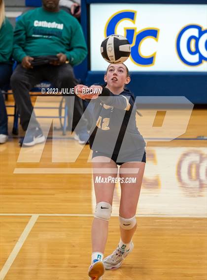 Thumbnail 2 in Yorktown vs. Cathedral (IHSAA 4A Regional Semi-final playoff) photogallery.