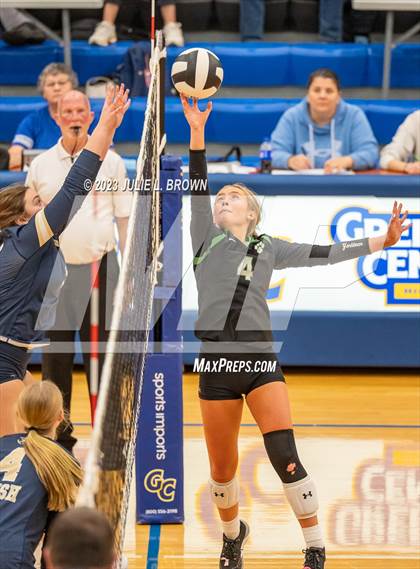 Thumbnail 3 in Yorktown vs. Cathedral (IHSAA 4A Regional Semi-final playoff) photogallery.
