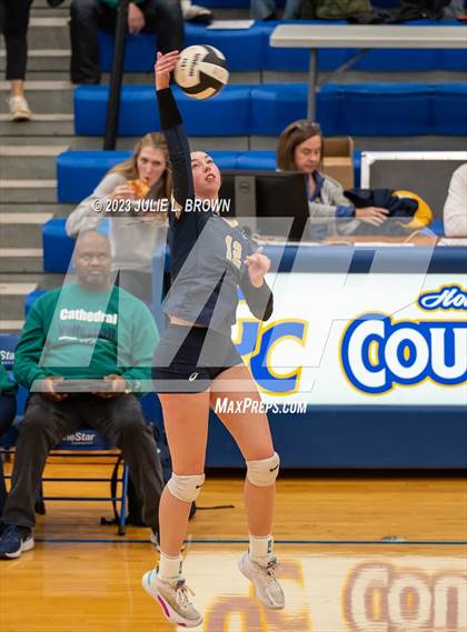 Thumbnail 2 in Yorktown vs. Cathedral (IHSAA 4A Regional Semi-final playoff) photogallery.