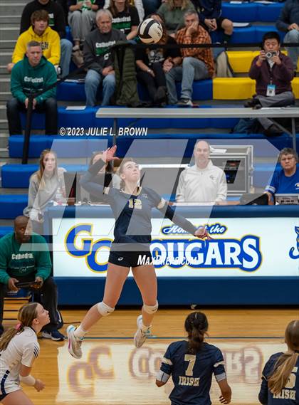 Thumbnail 2 in Yorktown vs. Cathedral (IHSAA 4A Regional Semi-final playoff) photogallery.