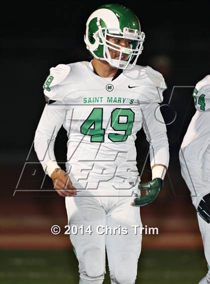 Thumbnail 1 in St. Mary's vs. Elk Grove (CIF SJS D2 Playoff) photogallery.