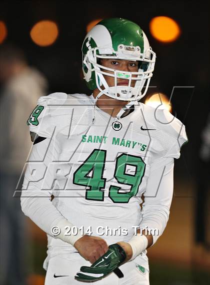 Thumbnail 3 in St. Mary's vs. Elk Grove (CIF SJS D2 Playoff) photogallery.