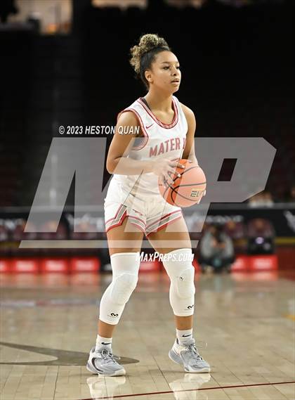 Thumbnail 2 in Mater Dei vs. St. Vincent-St. Mary (Chosen 1's Invitational) photogallery.