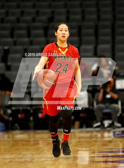 Thumbnail 3 in Bishop O'Dowd vs Rosary Academy (CIF State D1 Final) photogallery.