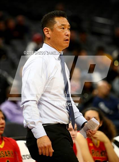 Thumbnail 2 in Bishop O'Dowd vs Rosary Academy (CIF State D1 Final) photogallery.