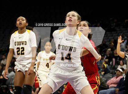Thumbnail 3 in Bishop O'Dowd vs Rosary Academy (CIF State D1 Final) photogallery.