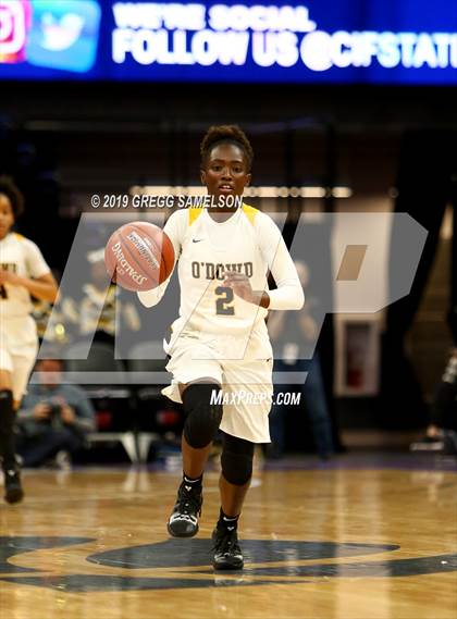 Thumbnail 2 in Bishop O'Dowd vs Rosary Academy (CIF State D1 Final) photogallery.