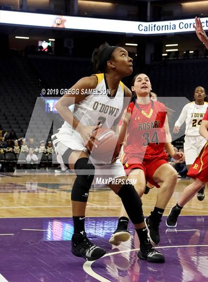Thumbnail 1 in Bishop O'Dowd vs Rosary Academy (CIF State D1 Final) photogallery.