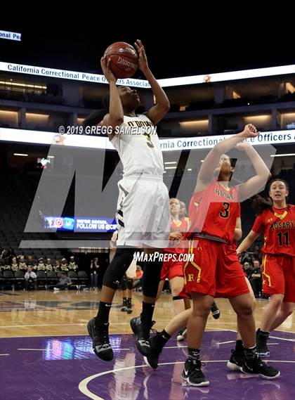 Thumbnail 2 in Bishop O'Dowd vs Rosary Academy (CIF State D1 Final) photogallery.