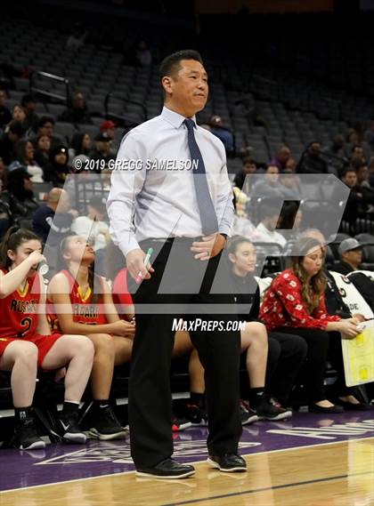 Thumbnail 1 in Bishop O'Dowd vs Rosary Academy (CIF State D1 Final) photogallery.