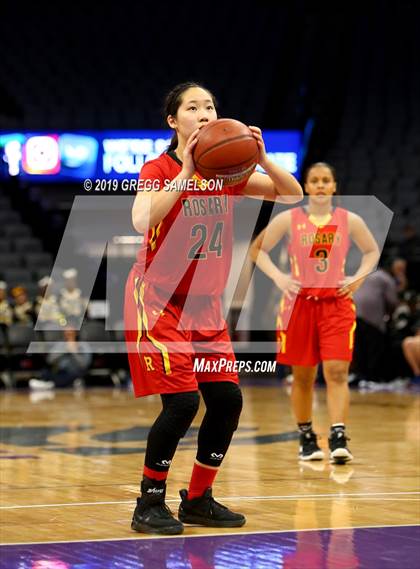 Thumbnail 1 in Bishop O'Dowd vs Rosary Academy (CIF State D1 Final) photogallery.