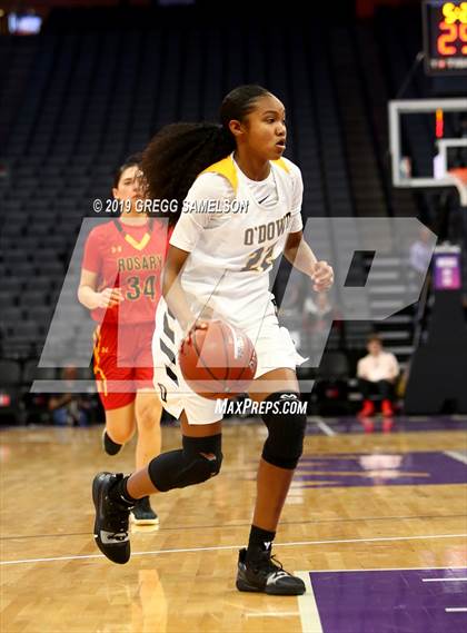 Thumbnail 2 in Bishop O'Dowd vs Rosary Academy (CIF State D1 Final) photogallery.