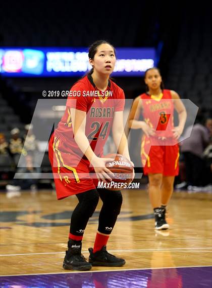 Thumbnail 3 in Bishop O'Dowd vs Rosary Academy (CIF State D1 Final) photogallery.