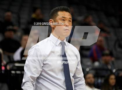 Thumbnail 2 in Bishop O'Dowd vs Rosary Academy (CIF State D1 Final) photogallery.