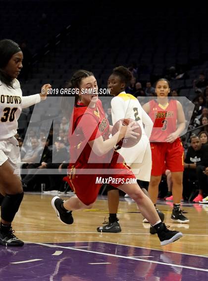 Thumbnail 1 in Bishop O'Dowd vs Rosary Academy (CIF State D1 Final) photogallery.