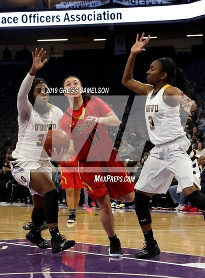 Thumbnail 3 in Bishop O'Dowd vs Rosary Academy (CIF State D1 Final) photogallery.