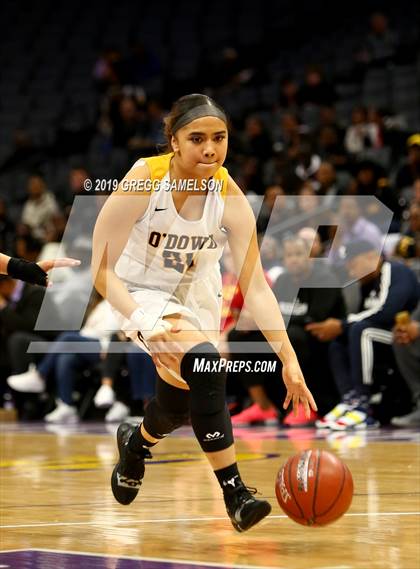 Thumbnail 1 in Bishop O'Dowd vs Rosary Academy (CIF State D1 Final) photogallery.