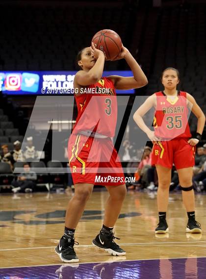 Thumbnail 3 in Bishop O'Dowd vs Rosary Academy (CIF State D1 Final) photogallery.
