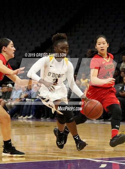 Thumbnail 3 in Bishop O'Dowd vs Rosary Academy (CIF State D1 Final) photogallery.