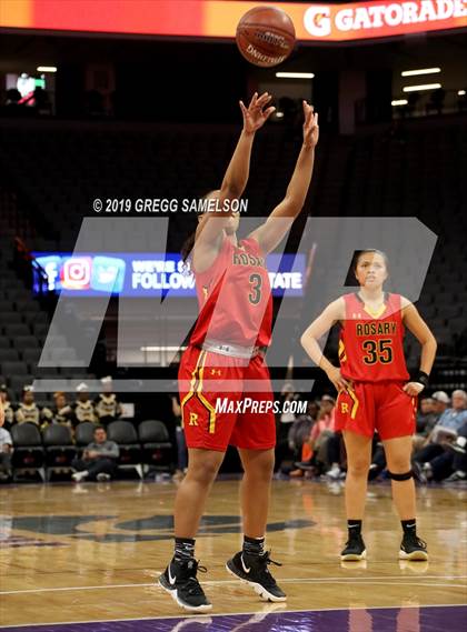 Thumbnail 1 in Bishop O'Dowd vs Rosary Academy (CIF State D1 Final) photogallery.