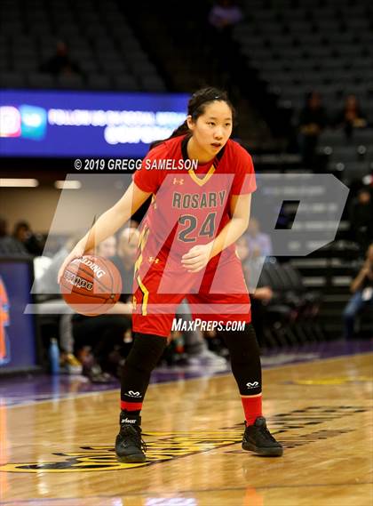 Thumbnail 1 in Bishop O'Dowd vs Rosary Academy (CIF State D1 Final) photogallery.