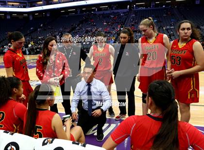 Thumbnail 1 in Bishop O'Dowd vs Rosary Academy (CIF State D1 Final) photogallery.