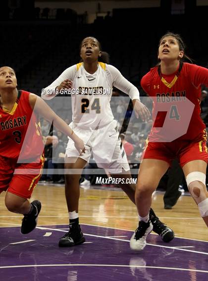 Thumbnail 2 in Bishop O'Dowd vs Rosary Academy (CIF State D1 Final) photogallery.
