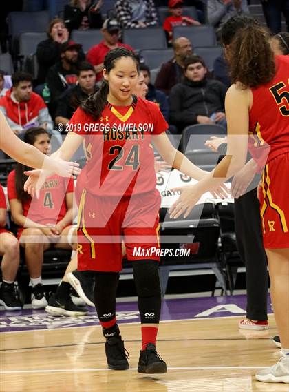 Thumbnail 1 in Bishop O'Dowd vs Rosary Academy (CIF State D1 Final) photogallery.