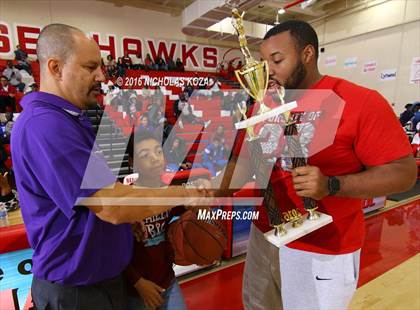 Thumbnail 1 in Morningside vs. St. Anthony (Pacific Shores Tournament) photogallery.