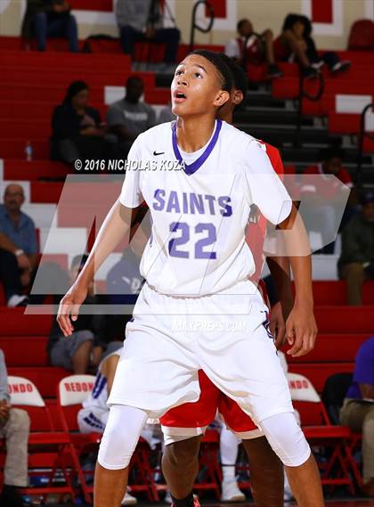 Thumbnail 3 in Morningside vs. St. Anthony (Pacific Shores Tournament) photogallery.