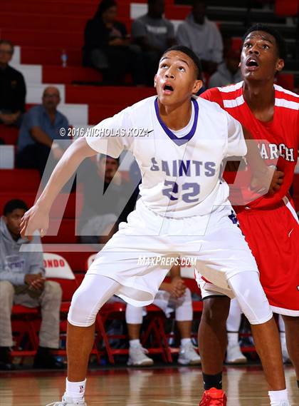 Thumbnail 2 in Morningside vs. St. Anthony (Pacific Shores Tournament) photogallery.