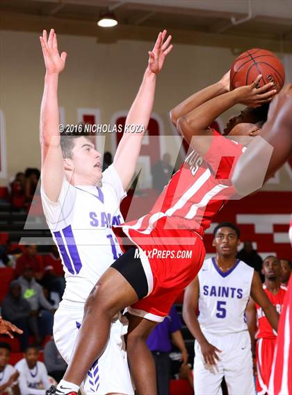 Thumbnail 1 in Morningside vs. St. Anthony (Pacific Shores Tournament) photogallery.