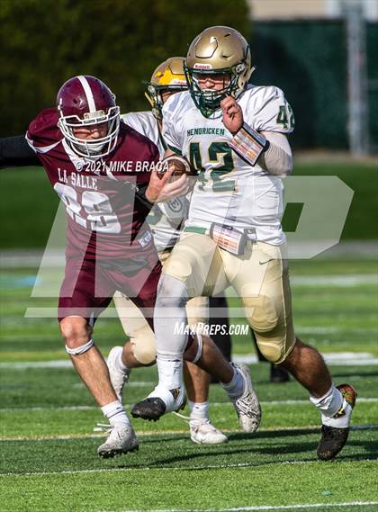 Thumbnail 1 in La Salle Academy vs. Bishop Hendricken (RIIL State Final) photogallery.