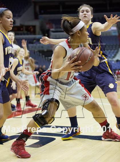 Thumbnail 2 in Georgetown Visitation Prep vs St. John's (DCSAA Final) photogallery.