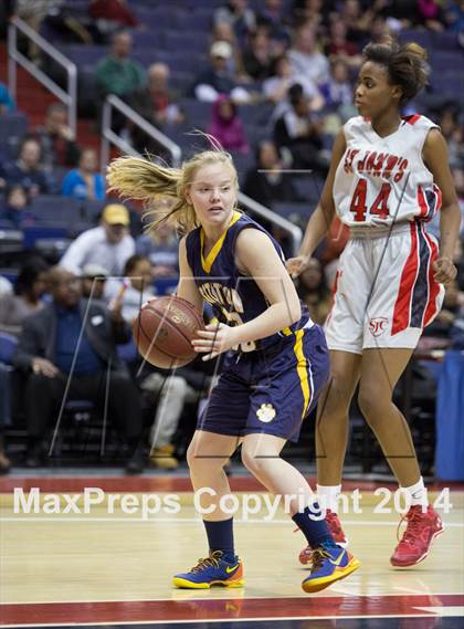 Thumbnail 2 in Georgetown Visitation Prep vs St. John's (DCSAA Final) photogallery.