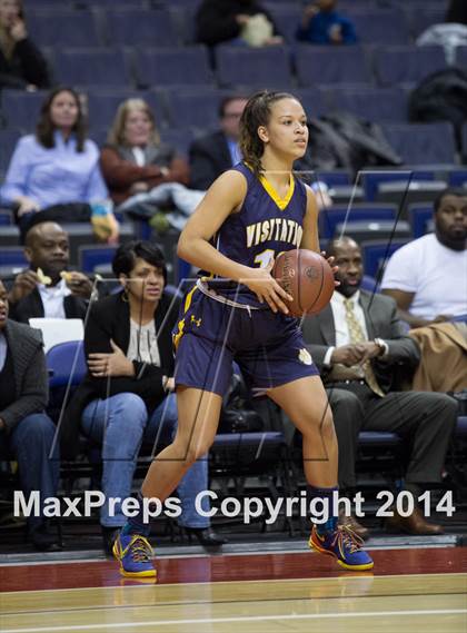 Thumbnail 3 in Georgetown Visitation Prep vs St. John's (DCSAA Final) photogallery.