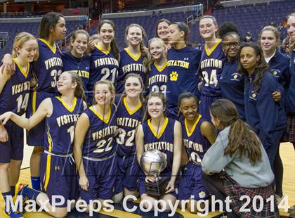 Thumbnail 1 in Georgetown Visitation Prep vs St. John's (DCSAA Final) photogallery.